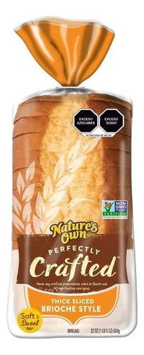 Pan Natures Own Perfectly Crafted Brioche 624 G