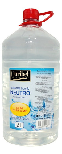 Sabonete Liquido Perolizado Ouribel 2 Litros Neutro