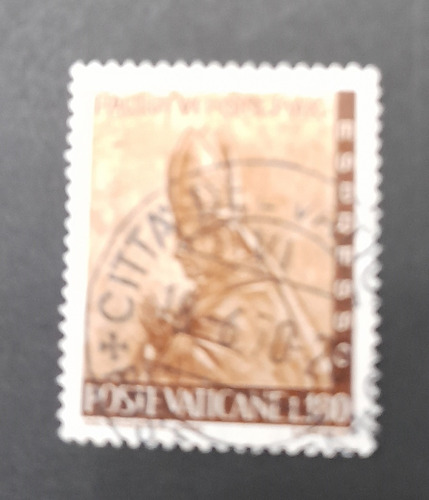 Sello Postal - Vaticano - Correo Urgente Pablo Vi - 1966