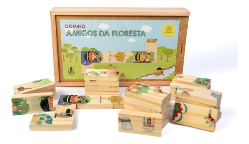 Domino - Amigos Da Floresta - Fabrika Dos Sonhos