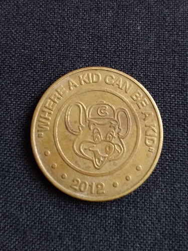 Ficha Token Where A Kid Can Be A Kid 2012 Bronce. J
