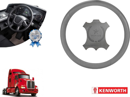 Cubrevolante Gris Trailer Truck Piel Kenworth T660 2009