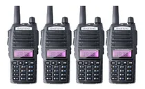 Comprar Walkie-talkie Baofeng DUAL BAND UV-82 de 4 radios - negro 220V