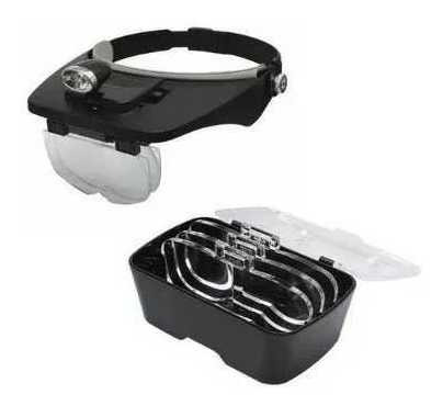 Lampara Visera Lupa 4 Lentes Luz Joyero Tecnico Electronica