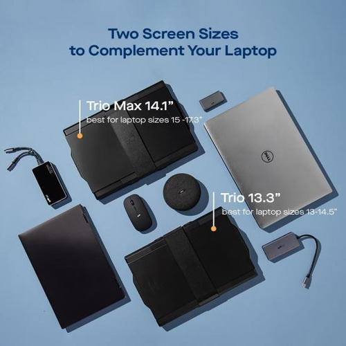 Nuevo Monitor Portátil Mobile Pixels Trio Max, Monitor Tripl