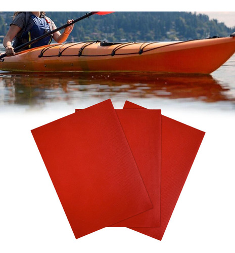 Parche De Reparación De Pinchazos De Pvc De 3 Uds, Rojo