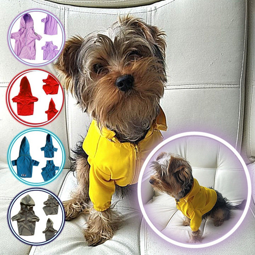 Imagen 2 de 9 de Chaqueta Impermeable Para Perro Talla Xs