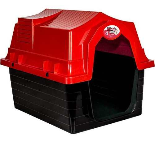 Casa Para Cães Jel Plast Plástica N3 - Vermelho