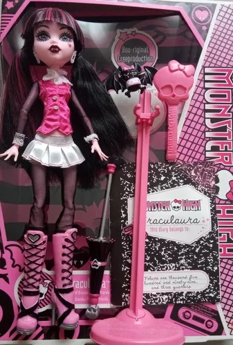 Boneca Draculaura Monster High Wave 3 Nova