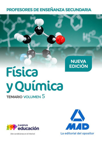 Pes Fisica Y Quimica Temario Volumen 5 - Vv.aa.