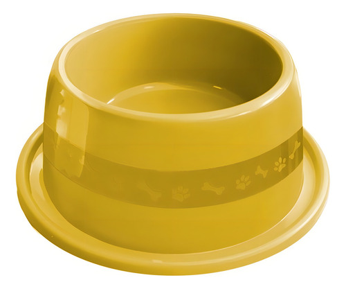 Comedouro Plástico Antiformiga Nº3 1000ml Cores Sortidas Cor Sortida