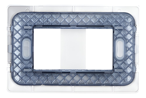 X3 Placa Doble Base Soporte Modulo Tomacorriente Interruptor