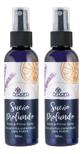 2 Sprays Ambiente Sueño Profundo Para Dormir Aroma Cítrico