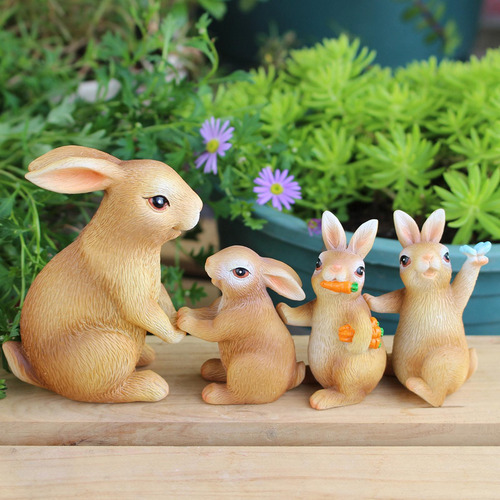 Decoraciones De De Pascua, Estatuas De Jardín Figuras En