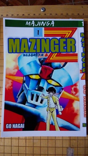 Imagen 1 de 4 de Manga Mazinger Z Vol.1 Español Fanmade