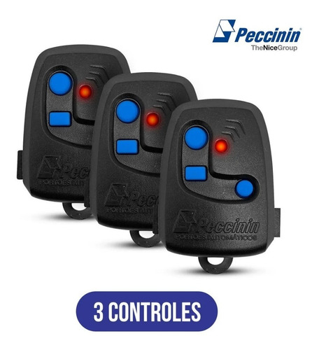 Combo X3 Control Remoto Peccinin Para Portones Automático