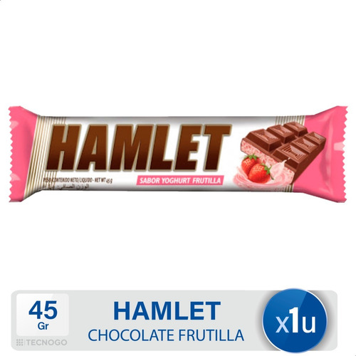 Chocolate Hamlet Yoghurt Y Frutilla Tableta - Mejor Precio