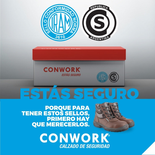 Imagen 8 de 10 de Botin De Seguridad Conwork Línea Fly 553baf