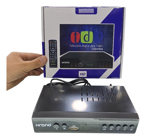Decodificador Tdt Krono Kr-360 Incluye Asesorios Tv Gratuita