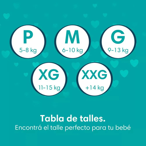 Set 2 Pack Pañales Pampers Babydry Pequeño Talle P 56u Pequeño (p) Sin Género