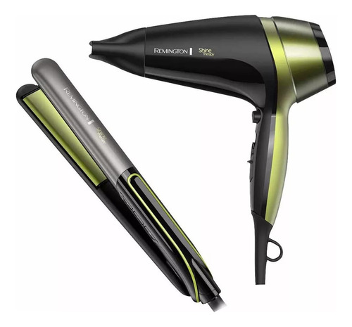 Kit Alisador Y Secador Remington Shine Therapy