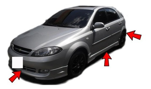 Body Kit Estribos Faldones Chevrolet Optra Lt Hb Hatchback