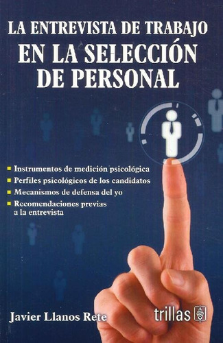 Libro La Entrevista De Trabajo En La Selección De Personal.