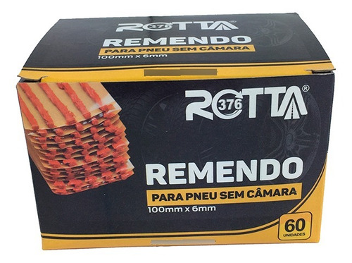 Remendo Macarrão Refil De Pneu 6 Caixa Com 60 Unidades