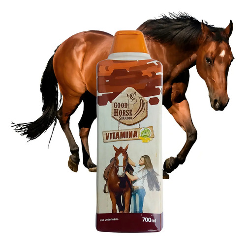 Good Horse Shampoo vitamina A 700ML - profissional
