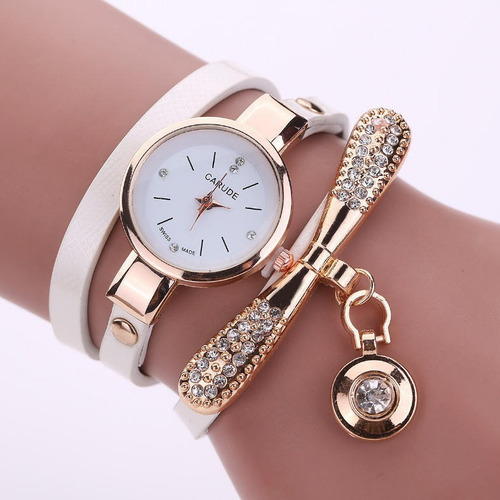 Reloj Pulsera / Correa  Mujer Con Brillos Fantasia