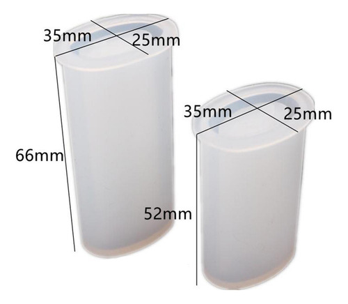 2x Silicona Encendedor Cubierta Molde Reutilizable Resina