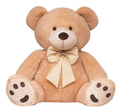 Urso De Pelúcia Buba Charles Gigante Caramelo 9405ca