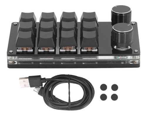 Teclado Macro Mecánico De Programación Para Videojuegos, 12