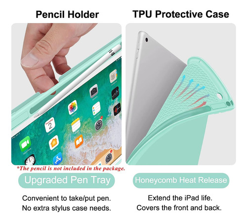 Case De Teclado Para iPad 5th/6th Generation 2017/2018, Caso
