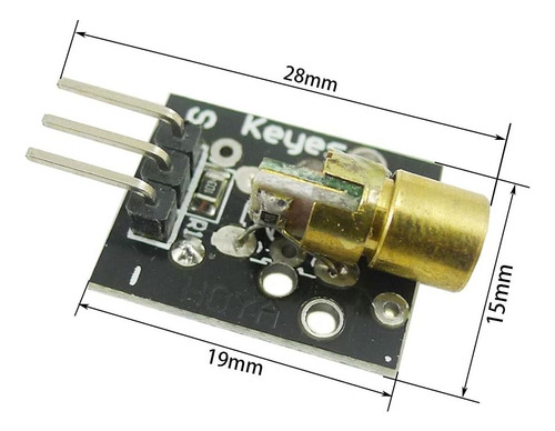 . 10 Piezas De Sensor Láser Módulo Ky-008 Arduino Raspberry