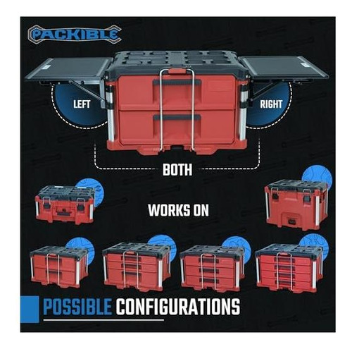 Packibletool Kit De Mesa Lateral Plegable Hdpe Milwaukee Mod