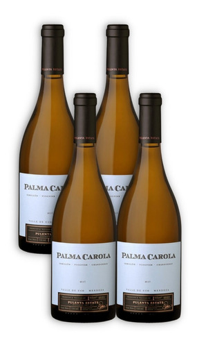 Palma Carola Vino White Blend Caja X4u 750ml Valle De Uco