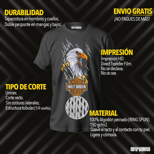 Playera Harley Davidson Estampado Forty-eight Bobber