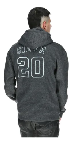 Polerón Unisex Varsity Gris 7veinte
