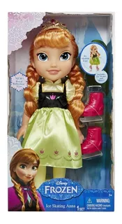 Disney Frozen Muñeca Ice Skating Anna Patines Original.