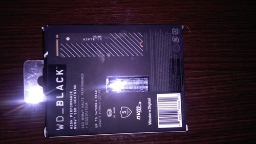 Disco Sólido Wd Black Sn750 M2 500gb Pcie Nvme C/disipador