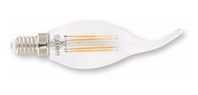Imagen 2 de 7 de 6 Lamparas Led Vela Viento Filamento Vintage 4w E14 2700k