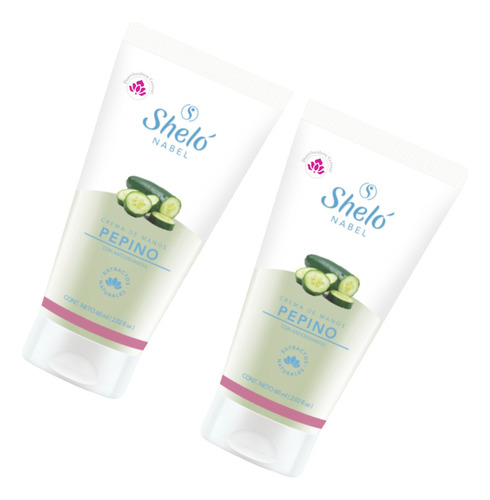 Crema De Manos Pepino Shelo Nabel® 60ml. 2 Piezas