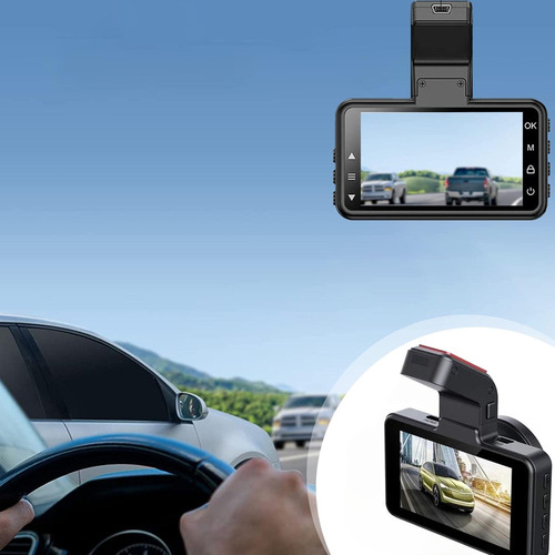 Cámara De Coche Y Dash Cam 1080p, 3 Pulgadas, Mini Pantalla,