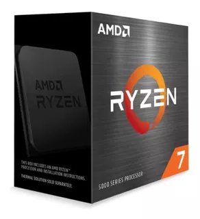 Processador gamer AMD Ryzen 7 5700X 100-100000926WOF de 8 núcleos e 4.6GHz de frequência