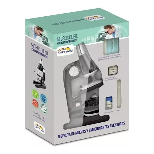 Microscopio Infantil 450x Kit Descubrimiento Optiks 2246