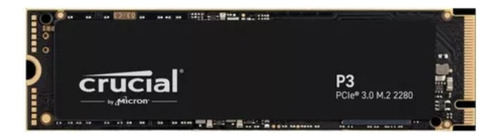 Disco Duro M.2 Crucial P3 500gb 3d Nand Nvme Pcie 