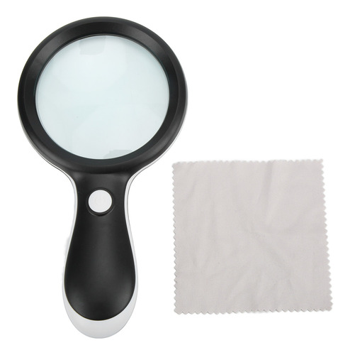 Lupa De Lectura Led Abs Iluminada De Mano