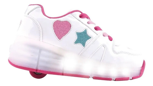 Zapatillas Ruedas Footy Luces Led Mundo Moda Fxr39 | MercadoLibre
