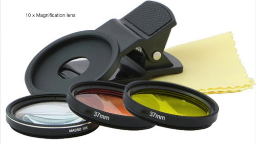 Imagen 4 de 10 de Lente Corales Filtro Para Celulares O Tablet Acuario Mantis